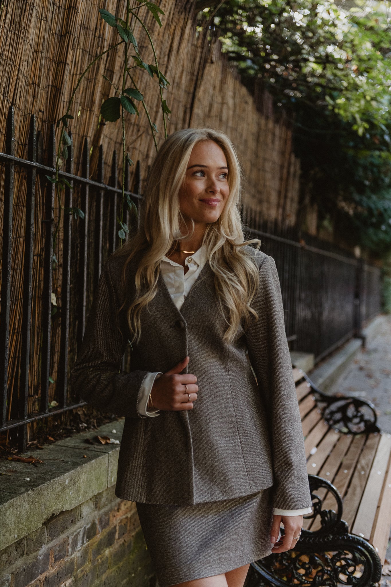 PCRILEY Blazer - Hot Fudge